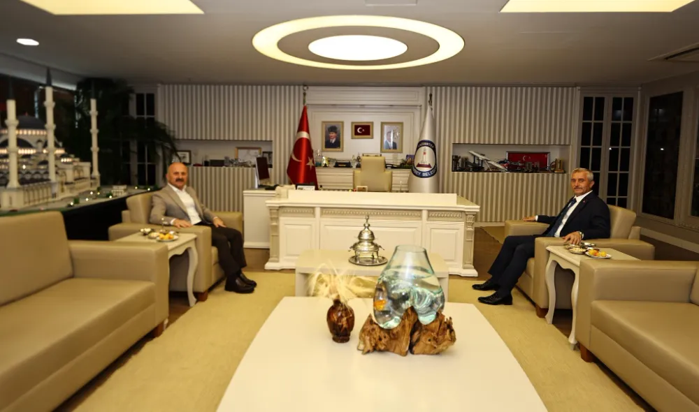 Adıyaman Valisi Dr. Osman Varol’dan Şahinbey Belediye Başkanı Mehmet Tahmazoğlu’na Teşekkür Ziyareti